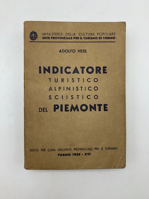 Indicatore turistico alpinistico sciistico del Piemonte